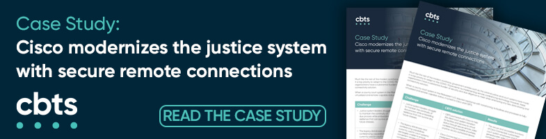 Read this case study to learn how Cisco Connected Justice, a powerful suite of virtual conferencing solutions, modernized a county justice system. 