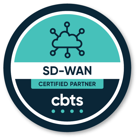 CBTS SD-WAN Certified Partner badge
