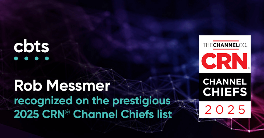Rob Messmer recognized on the prestigious 2025 CRN® Channel Chiefs