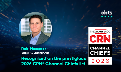 CBTS once again celebrating Rob Messmer, who repeats on the CRN® Channel Chiefs List