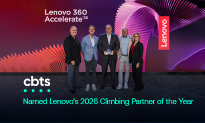 CBTS is Lenovo’s 2026 climbing partner of the year